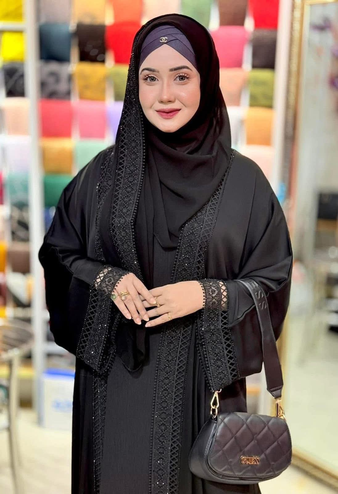 Stylish Dubai Borka in Bangladesh | Premium Dubai Lace Borka – Driver Fashion